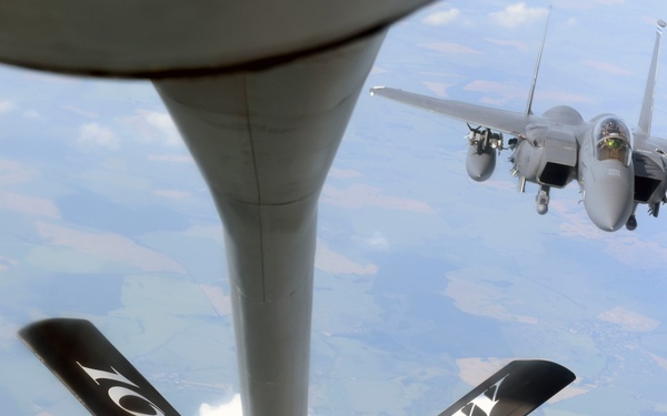 100th Air Refueling Wing KC-135s participate in Baltic Operations exercise