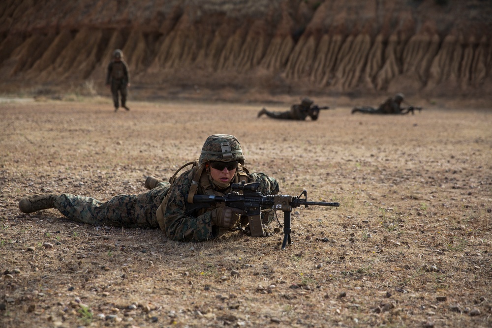 U.S. Marines increase interoperability with Spanish Army during field training operations