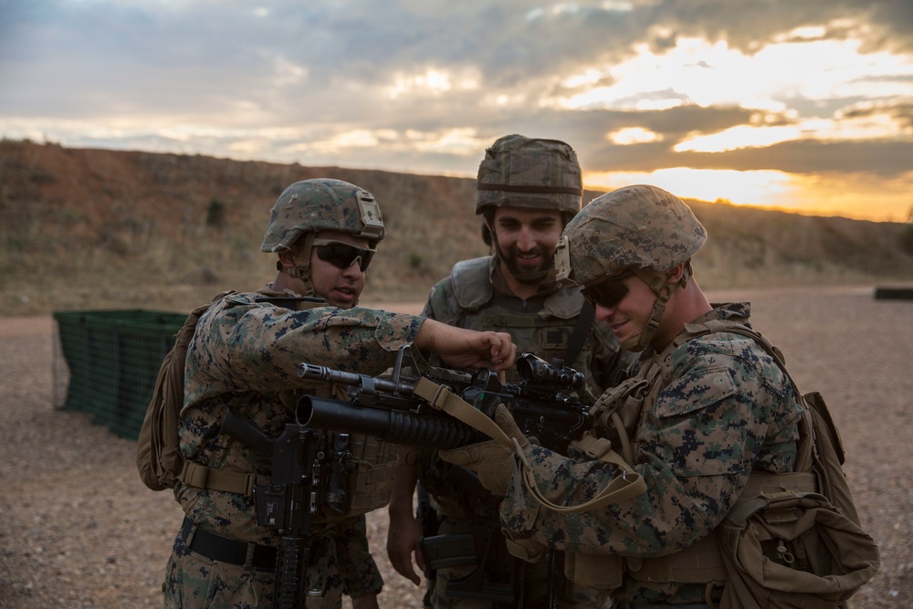 U.S. Marines increase interoperability with Spanish Army during field training operations