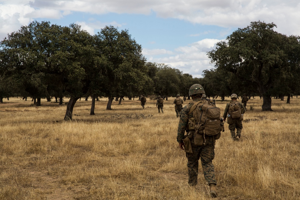 U.S. Marines increase interoperability with Spanish Army during field training operations