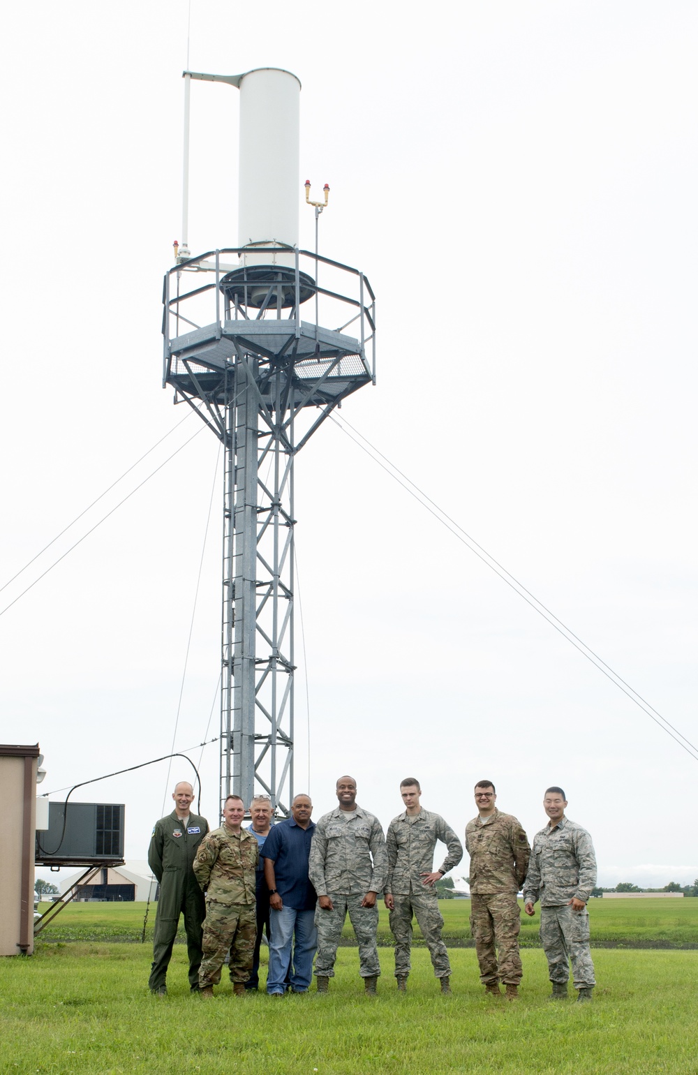Team Offutt restores lighthouse in the sky