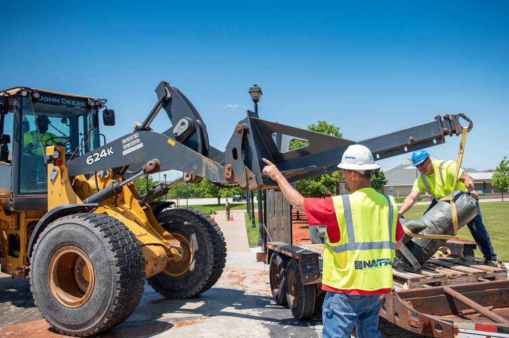 RTC Lone Sailor Statue Relocation