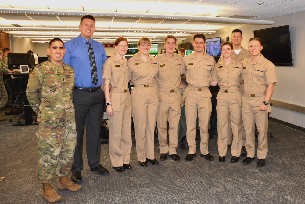 Midshipmen visit 15th OWS to learn Midwest weather