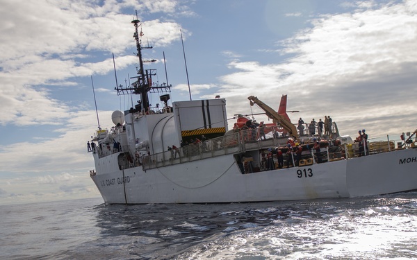 The U.S. Coast Guard Cutter Mohawk (WMEC 913) Supports Operation Martillo