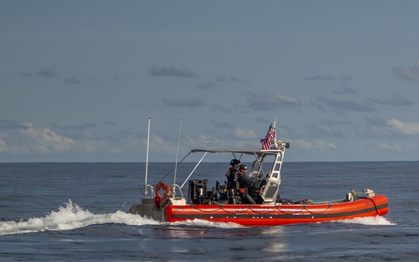 The U.S. Coast Guard Cutter Mohawk (WMEC 913) Supports Operation Martillo