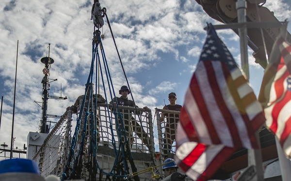 The U.S. Coast Guard Cutter Mohawk (WMEC 913) Supports Operation Martillo