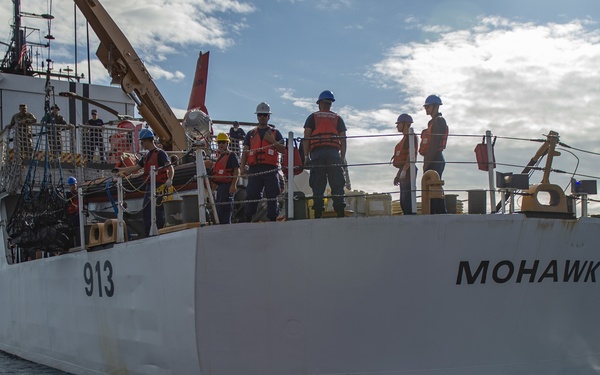 The U.S. Coast Guard Cutter Mohawk (WMEC 913) Supports Operation Martillo
