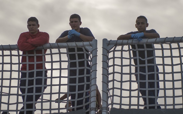 The U.S. Coast Guard Cutter Mohawk (WMEC 913) Supports Operation Martillo