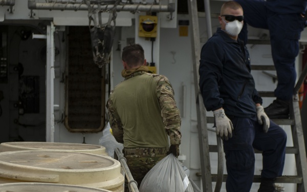 The U.S. Coast Guard Cutter Mohawk (WMEC 913) Supports Operation Martillo