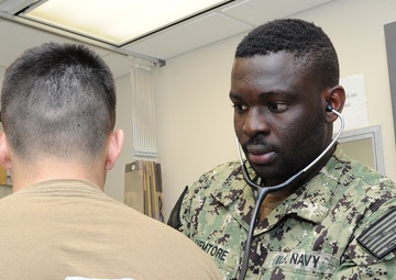 Two Corpsman at NBHC Whiting Field Complete Navy COOL Certifications