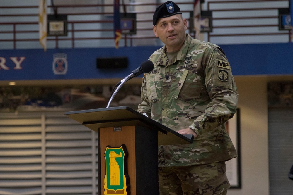 Fort Drum law enforcement community welcomes new commander
