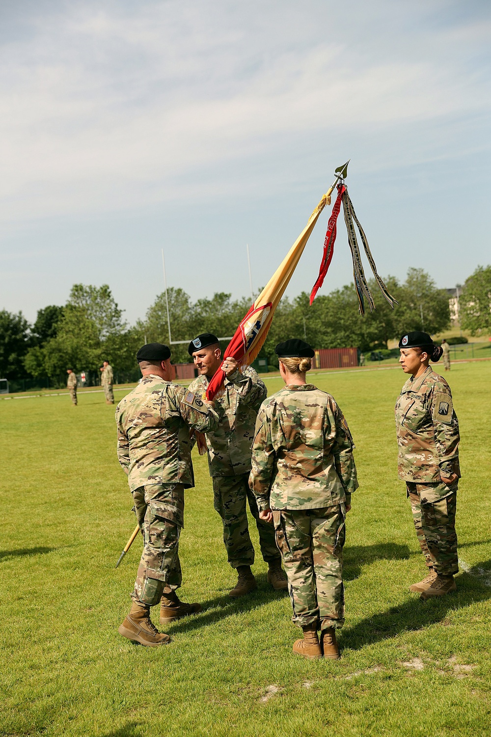 Knights’ Brigade hosts dual Change of Command/Responsibility ceremony