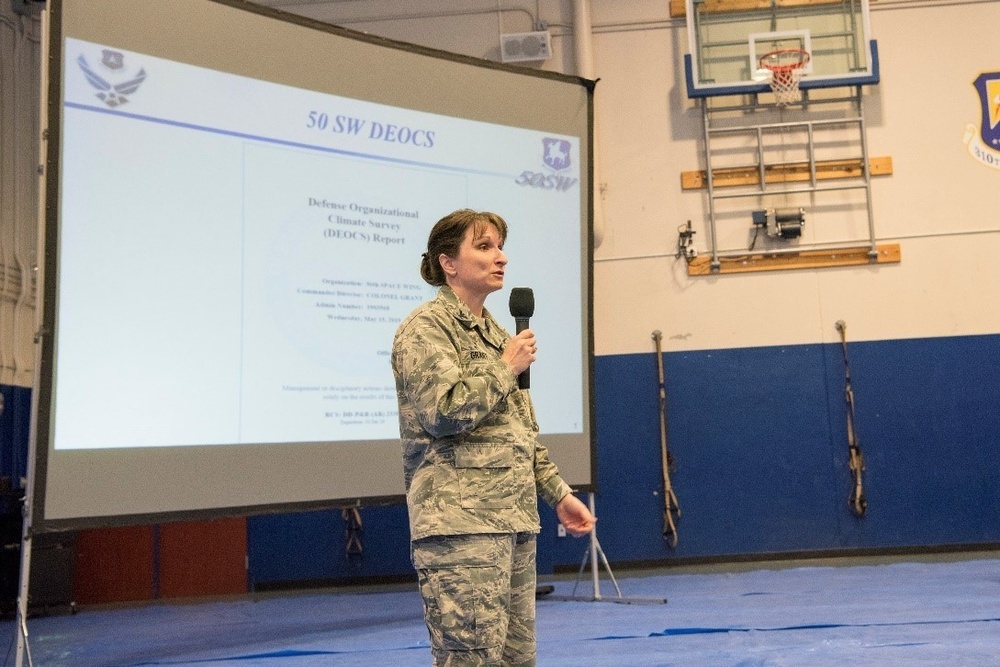 Defense organizational climate survey results strengthen 50th SW