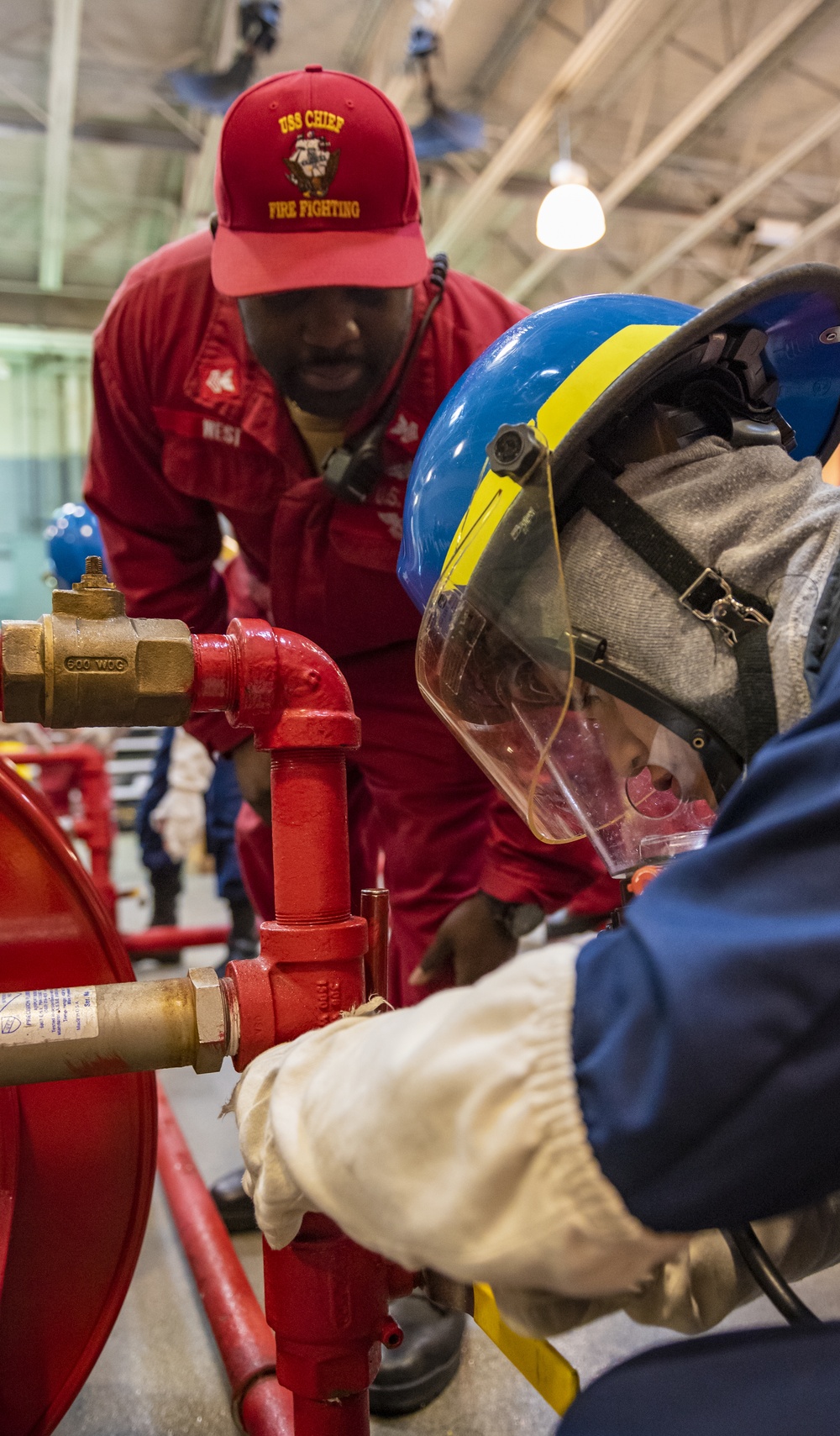 Recruit Training Command USS Chief Fire Fighter Trainer