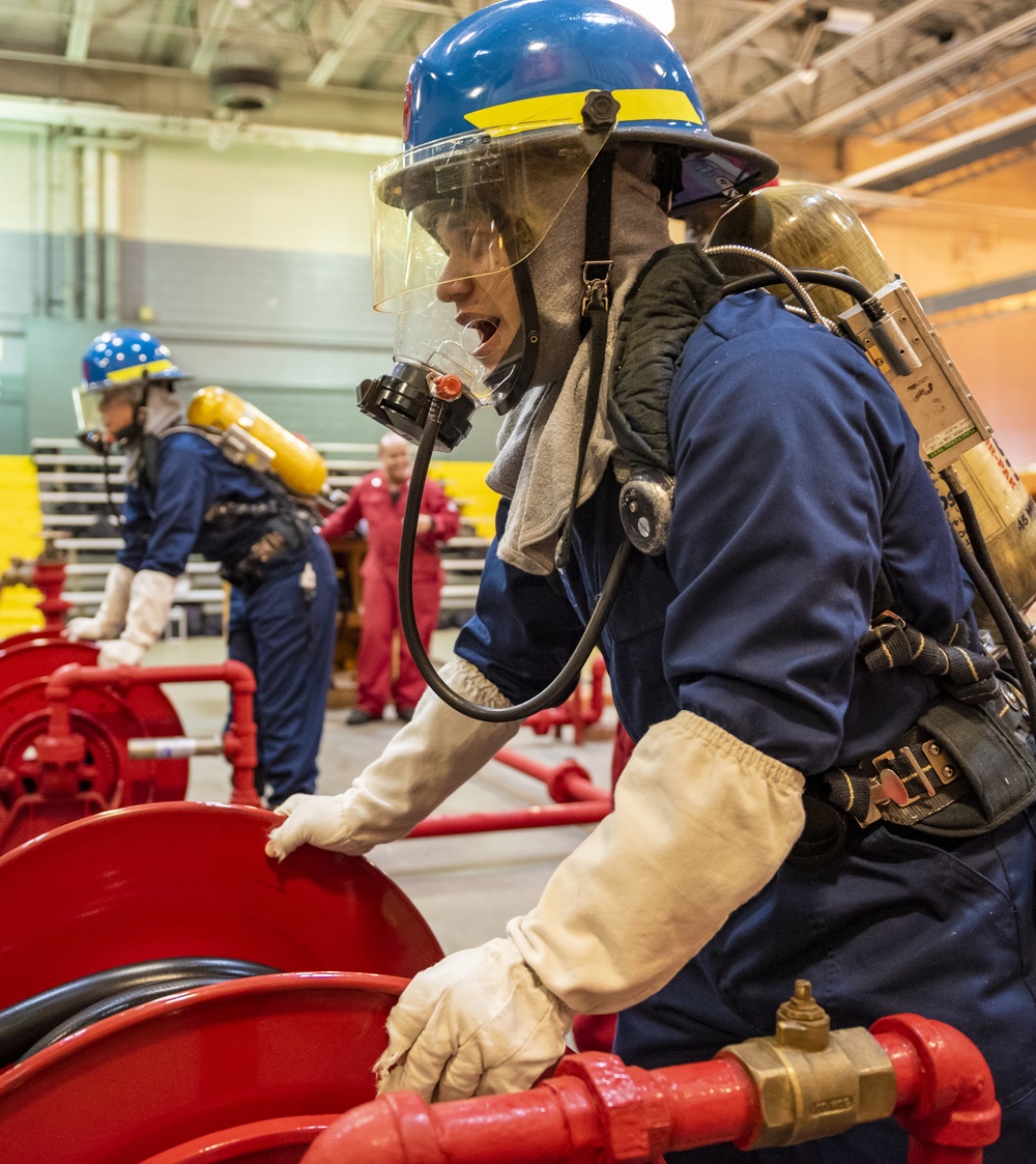 Recruit Training Command USS Chief Fire Fighter Trainer