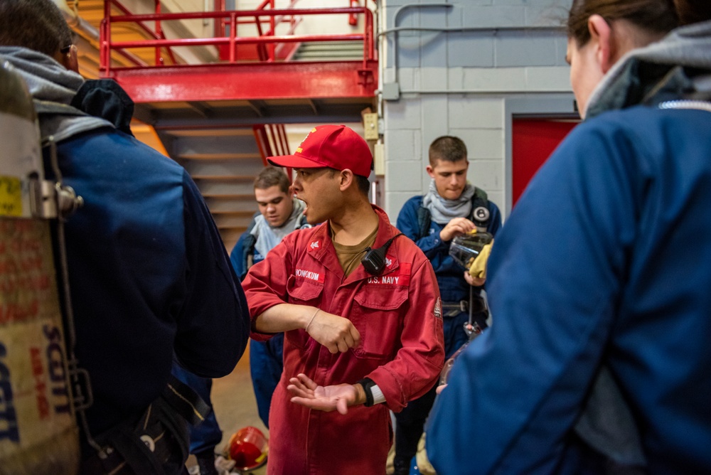 Recruit Training Command USS Chief Fire Fighter Trainer