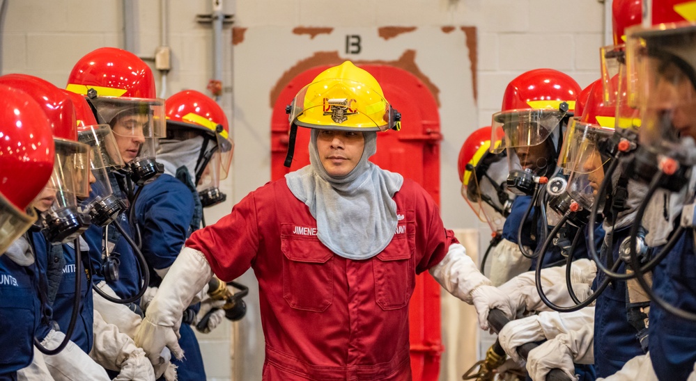 Recruit Training Command USS Chief Fire Fighter Trainer