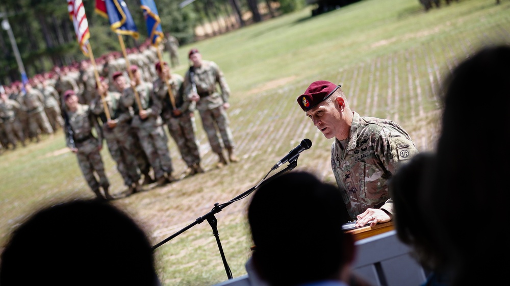 82nd Combat Aviation Brigade Conducts Change of Command