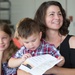 Lt. Col. Bryan Florio's Family watched the 509th AMXS Change of Command