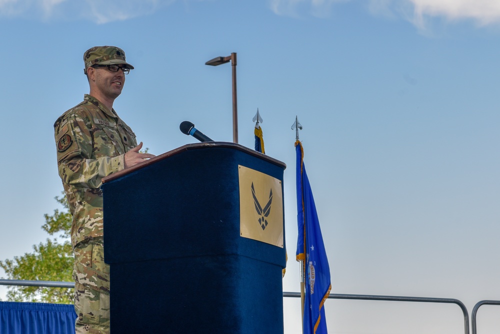 377th Force Support Squadron change of command