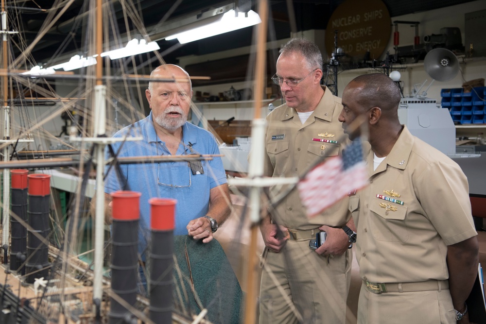 Rear Adm. Ver Hage visits Carderock