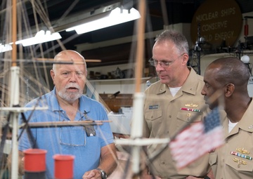Rear Adm. Ver Hage visits Carderock