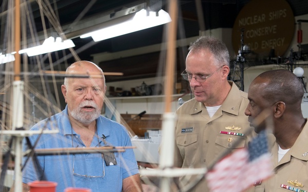 Rear Adm. Ver Hage visits Carderock