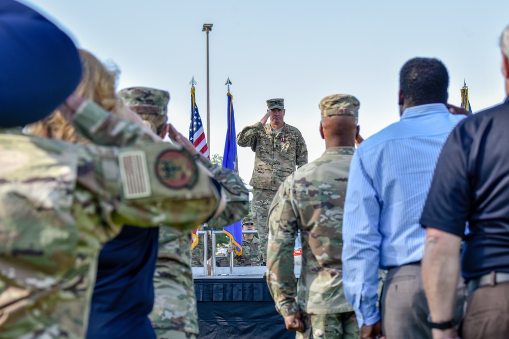 377th Force Support Squadron change of command