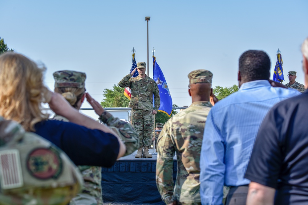 377th Force Support Squadron change of command