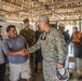 Marines visit project site