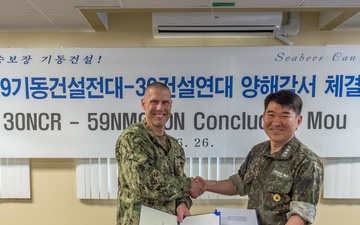 30NCR and ROK Navy Seabees Enhance Cooperation and Understanding