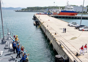 USS Pioneer arrives in Kota Kinabalu