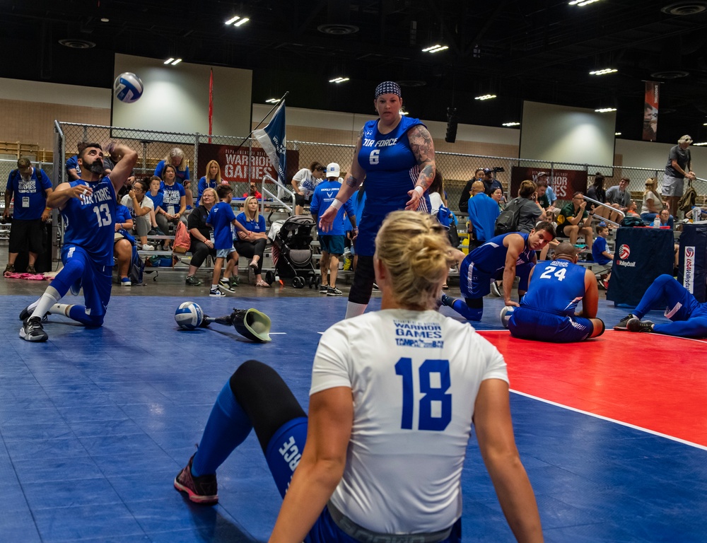 Warrior Games Sitting Volleyball Competition