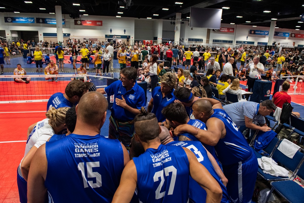 Warrior Games Sitting Volleyball Competition