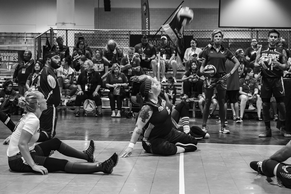 Warrior Games Sitting Volleyball Competition