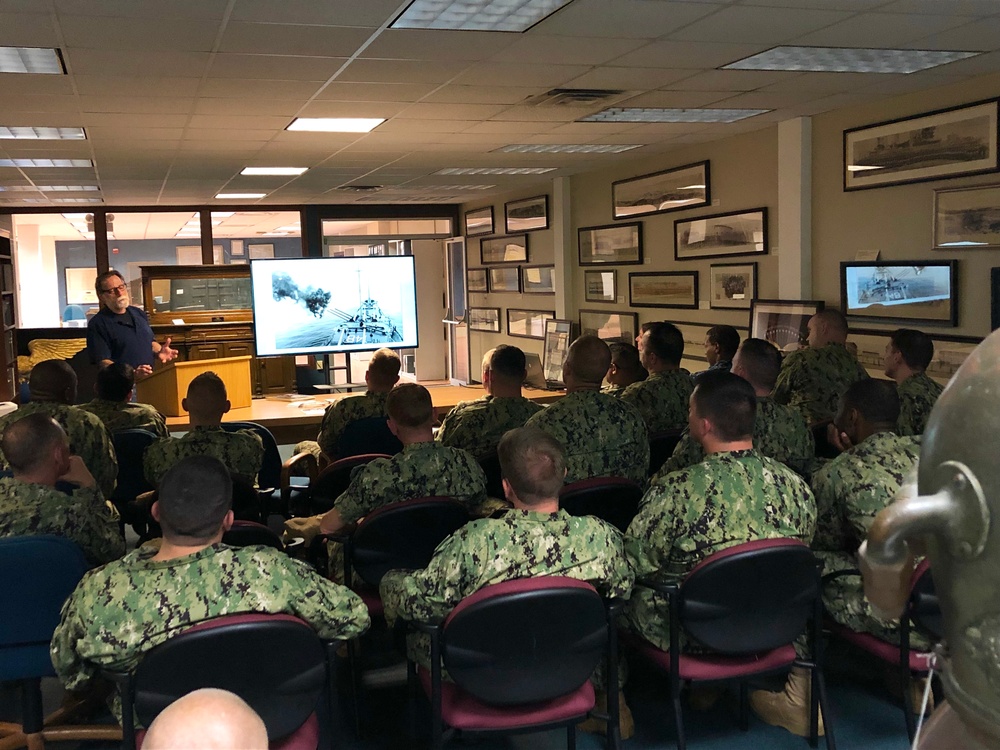 Naval Museum Annex hosts a historical presentation