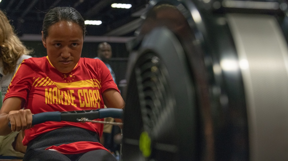 2019 DoD Warrior Games Indoor Rowing