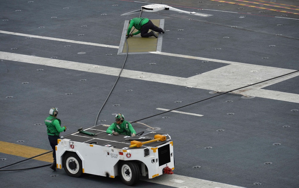 Sailors Secure Arresting Gear