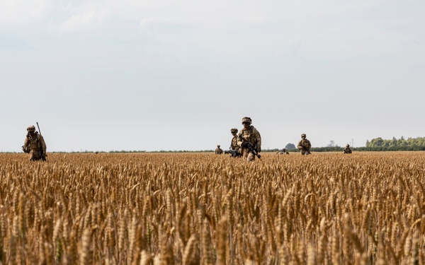 Big Red One Soldiers seize air assault objective during Saber Guardian 19