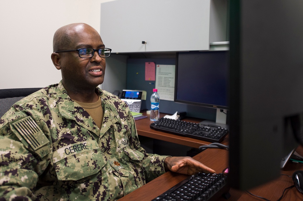 LCDR &quot;Kairo&quot; Cerere poses for Photos