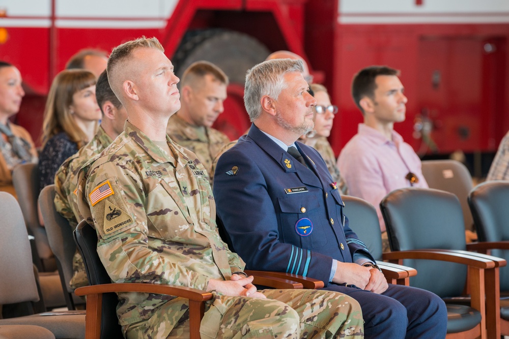 Change of Command Ceremony, 424th Air Base Squadron