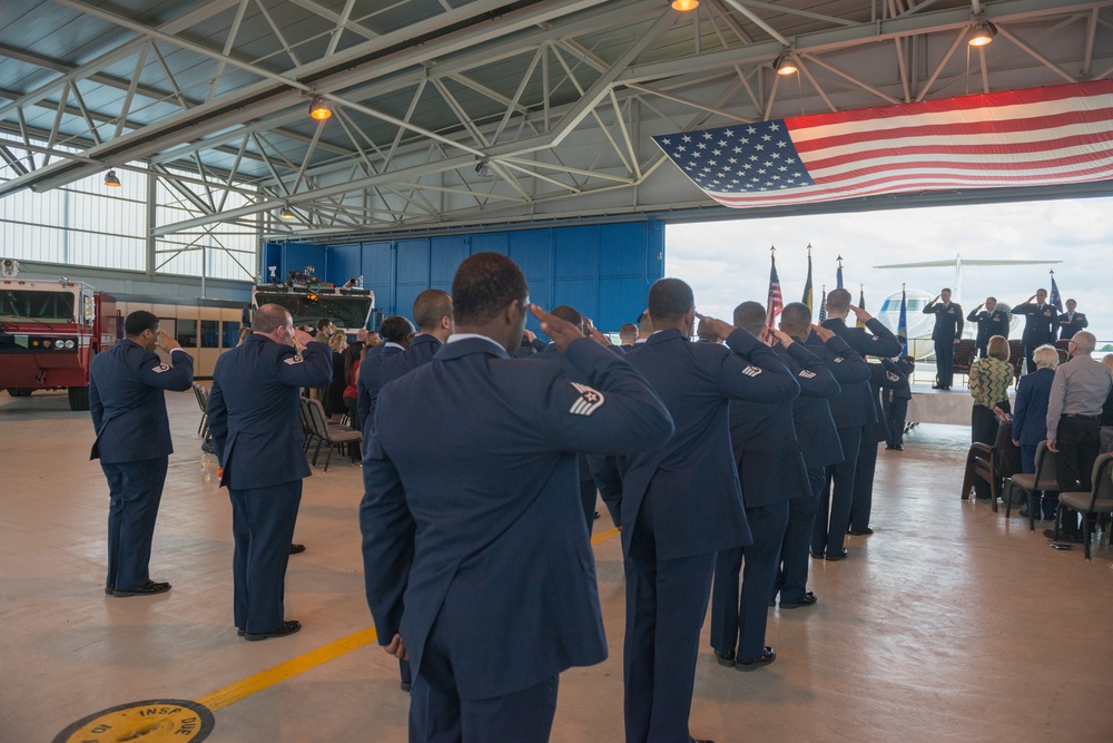 Change of Command Ceremony, 424th Air Base Squadron