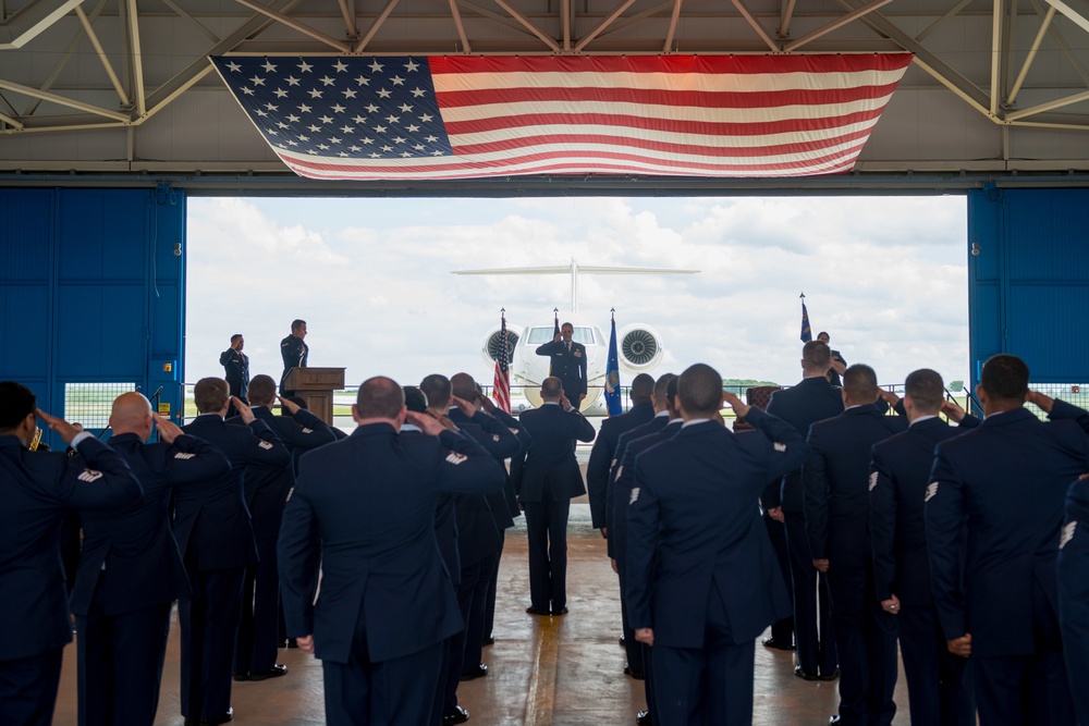 Change of Command Ceremony, 424th Air Base Squadron