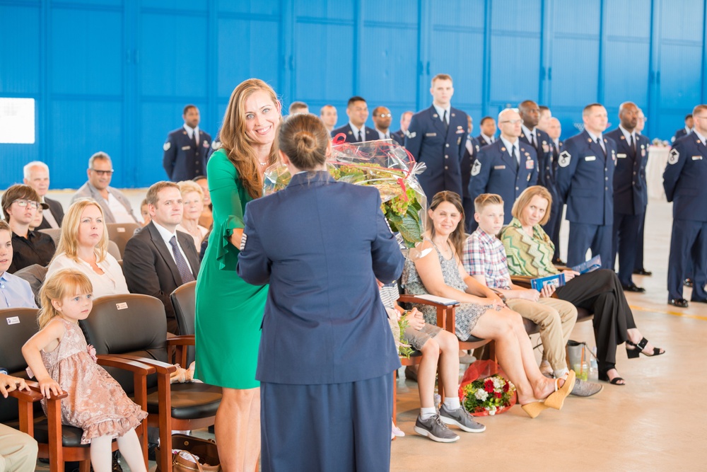 Change of Command Ceremony, 424th Air Base Squadron