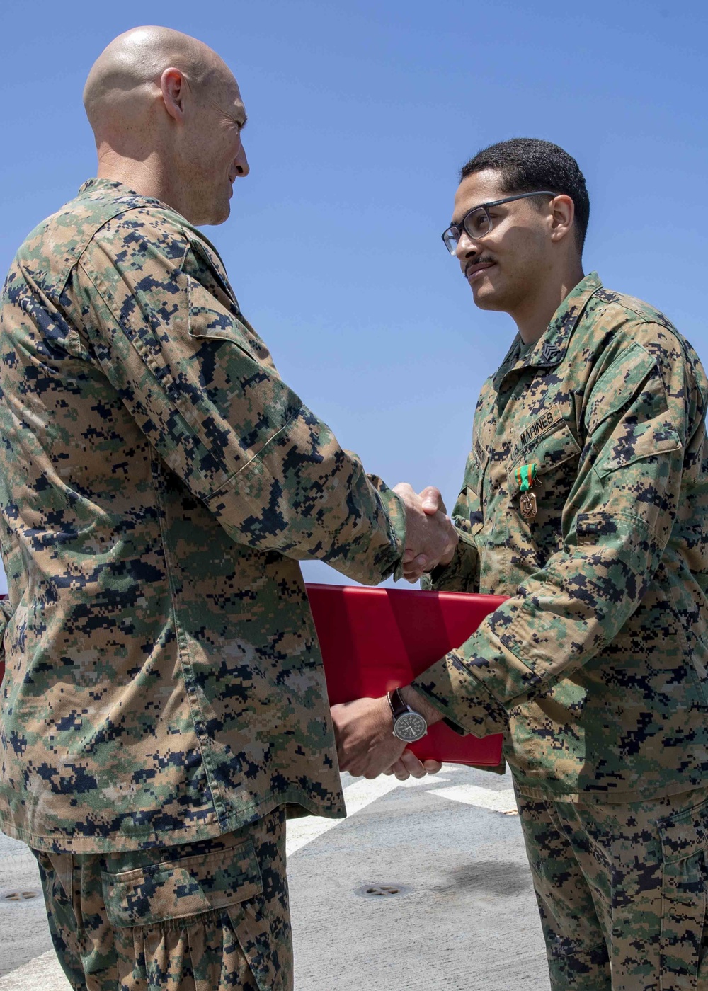 Combat Logistics Battalion 22 Awards Ceremony, USS Arlington, 190624