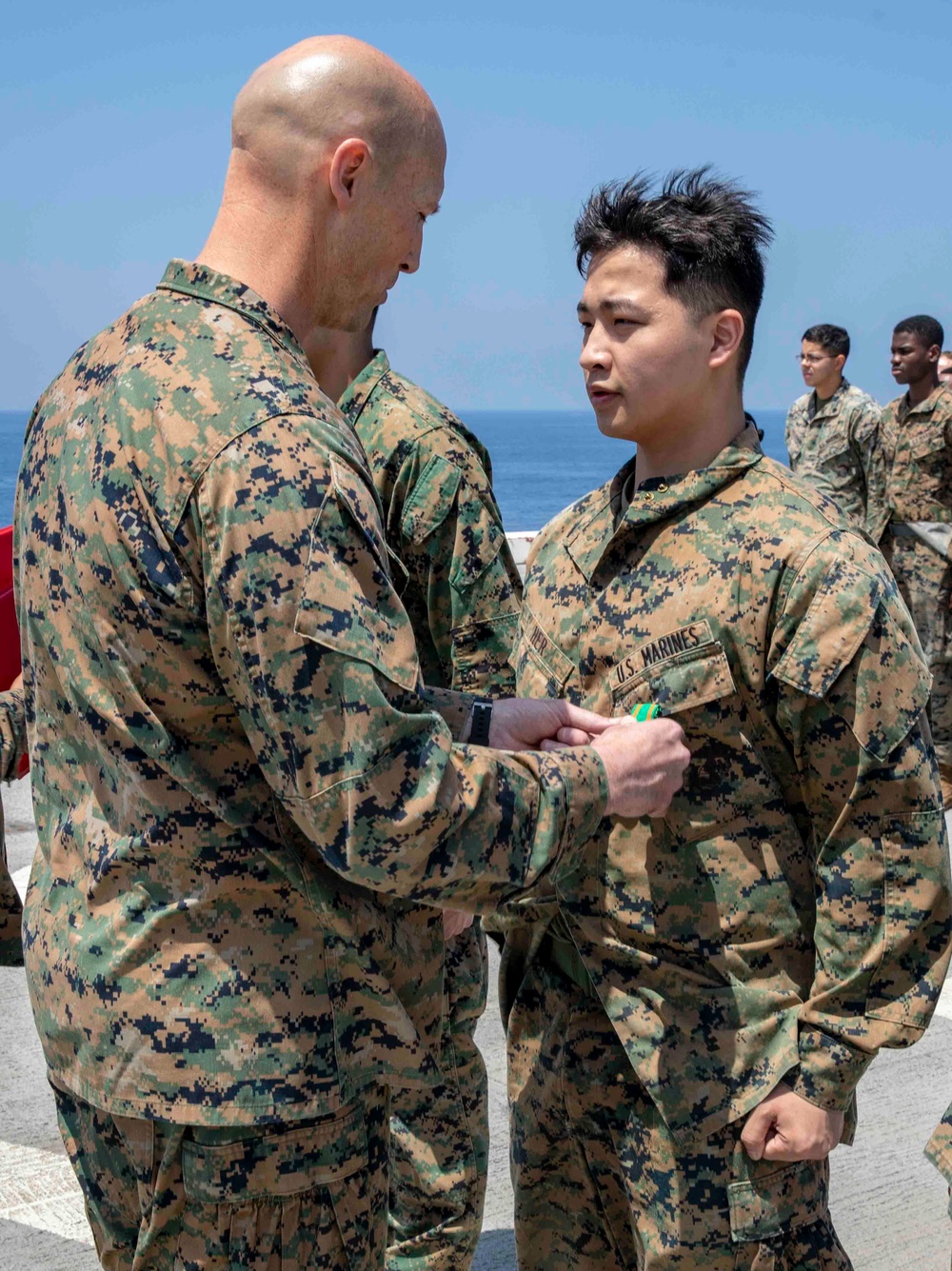 Combat Logistics Battalion 22 Awards Ceremony, USS Arlington, 190624