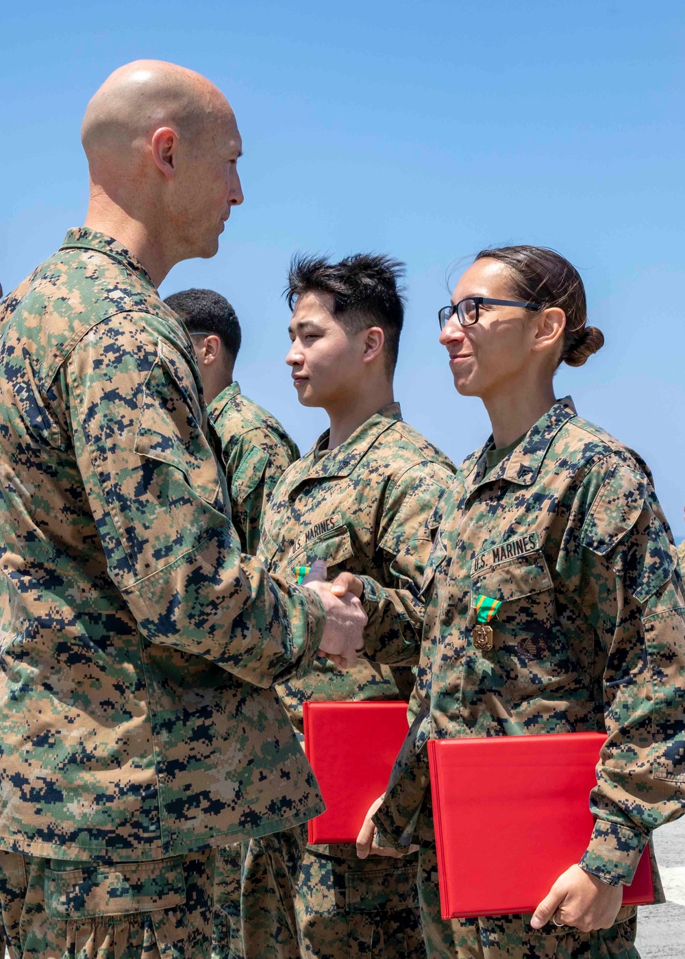 Combat Logistics Battalion 22 Awards Ceremony, USS Arlington, 190624