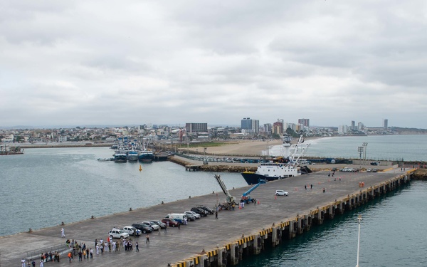 Comfort Arrives in Manta for First Medical Mission