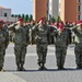 Staff Renders Salute During Ceremony