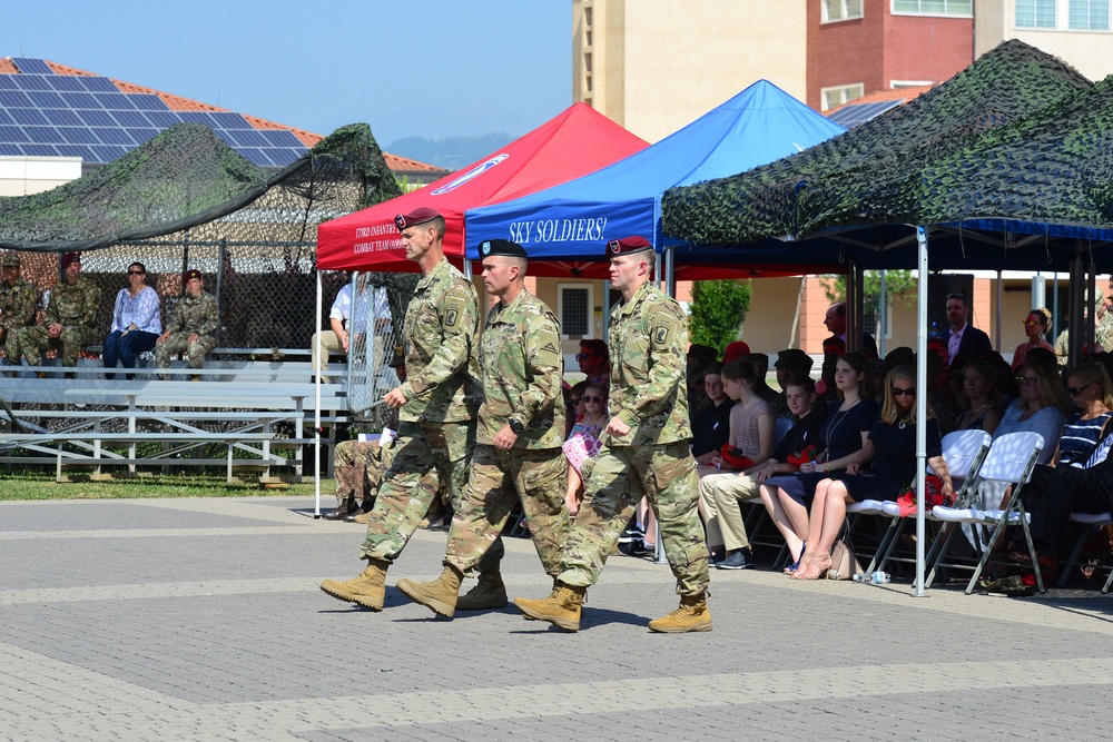 173rd Airborne Brigade, Change of Command Ceremony, June 27, 2019.